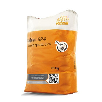 Rajasil renovation plaster SP4 20kg white