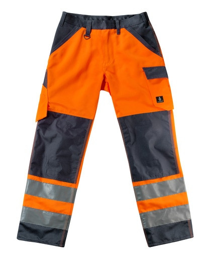 Spodnie MASCOT® Maitland odblaskowe, pomarańczowe/czarno-niebieskie, rozmiar 82C50