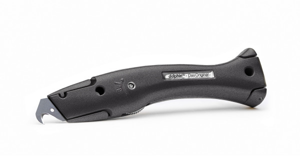 Delphin®-03 Farb Edition Mattschwarz Universalmesser inkl. Kunststoffköcher