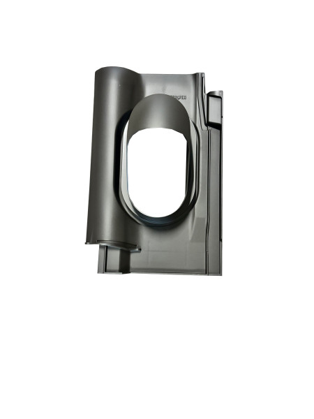 Cembrit 2-teilige Wellfirsthaube P5 350x350x918 pastellgrau