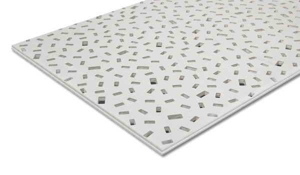 Knauf Cleaneo Akustik UFF 12/25Q 1200x2000x12.5mm schwarzes fv