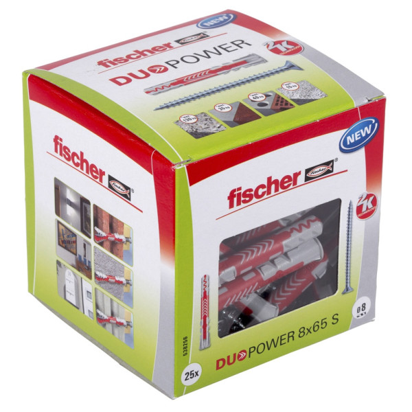Fischer DUOPOWER 8x65 S LD VE=25