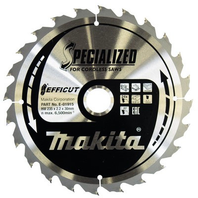 Makita EFFICUT Sägeblatt 235x1.5x30.24Z E-01915
