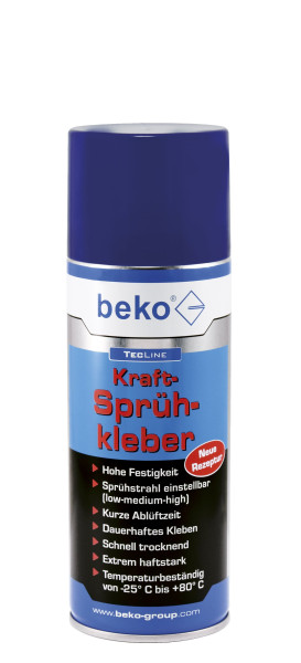 Beko TecLine Power Spray Adhesive 400ml Nozzle Adjustable