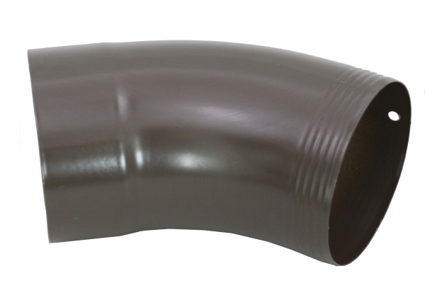 PREFA pipe bend 40 degrees D 100mm brown