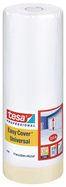 tesa® Professional 4368 Easy Cover 17mx2600mm Universal Folie