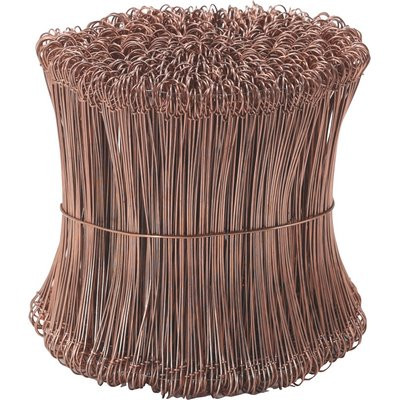 Triuso Ösendrähte 1.0x140mm einfach m. 2 Ösen Bund 1000 Stück