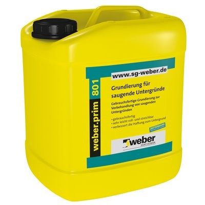 SGW Grundierung weber.prim 801 transparent 10l Kanister