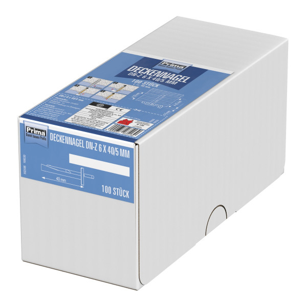 Prima Deckennagel DN-Z 6x40/5 m. ETA Fischer 100 Stück