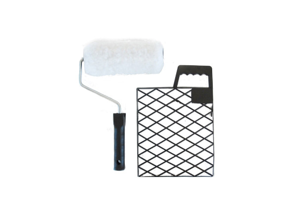 Nespoli Farbroller-Set Vestan weiß 18cm - FH20mm Polyester 10 Stück/Karton