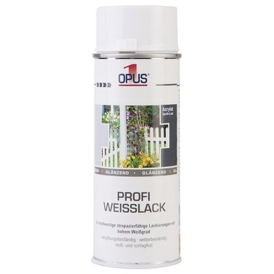 Rühl OPUS1 Profi Lackspray weißlack gl 0.4l lösemittelhaltig - 535613