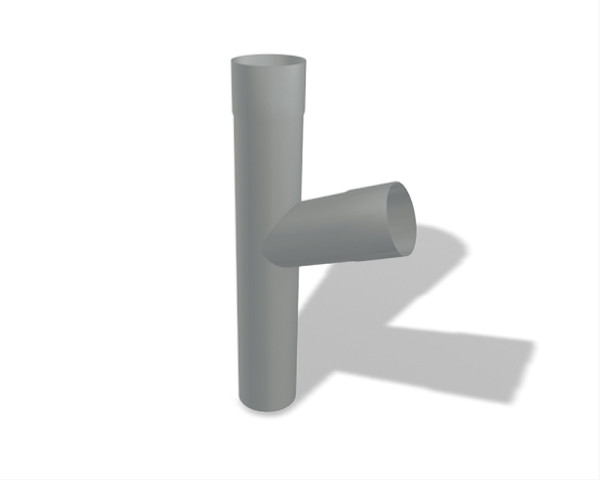 PREFA Rohreinmündung 80/80 P.10 hellgrau