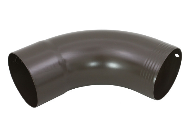 PREFA pipe bend 72 degrees D 80mm brown