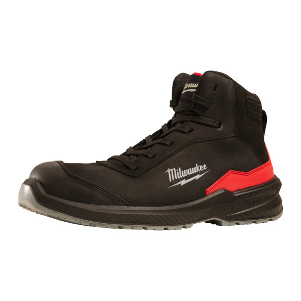 Milwaukee Schnürstiefel S3S Leder schwarz Größe 44 FLEXTRED