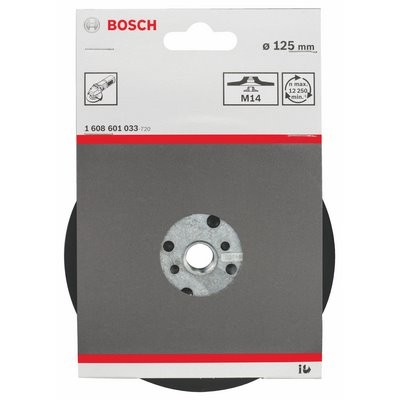 Bosch backing plate Ø125mm flange thread M14
