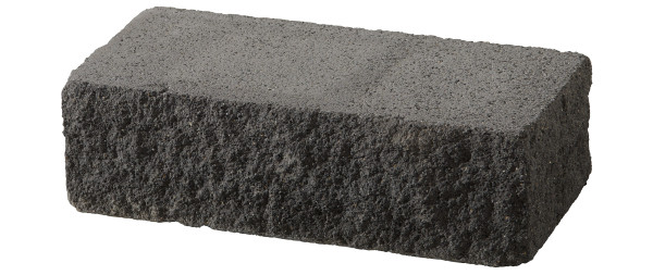 Endelement Vermont Abdecks. 50x25x15cm basananthrazit. gebr.. gealtert. gestr.