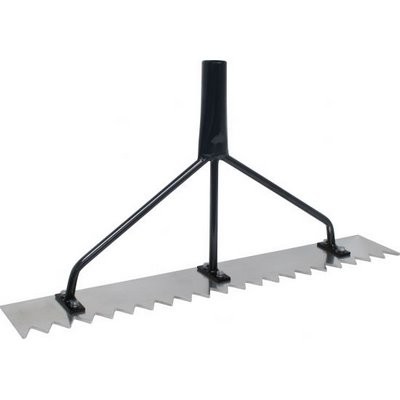 Triuso Alu-Verteiler flach gezahnt 600x90mm Dülle 32mm Zahnung 2.5cm