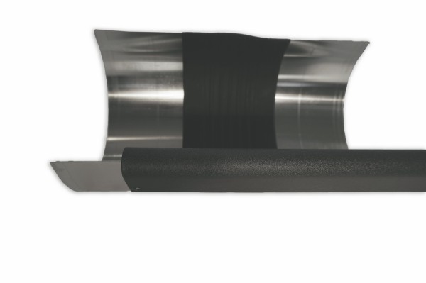 Haushaut Rinnendila halbrund 333 inkl. Wulstblende Anthrazit Pearls