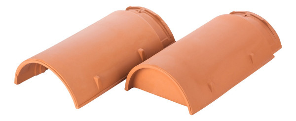 Erlus ridge tile No.15 natural red - N