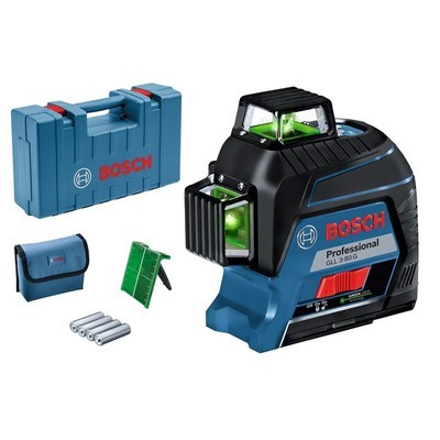 Laser liniowy Bosch GLL 3-80 G w walizce rzemieślniczej
