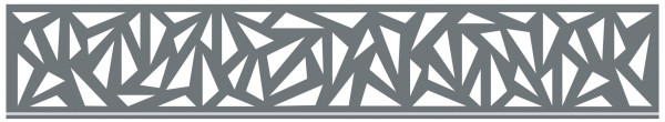 SYSTEM Dekorprofil-Set Trigon Anthrazit Metall hoch 178 x 30 cm