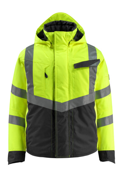 MASCOT® Hastings Winterjacke HI-Vis Gelb/Schwarz Gr. L