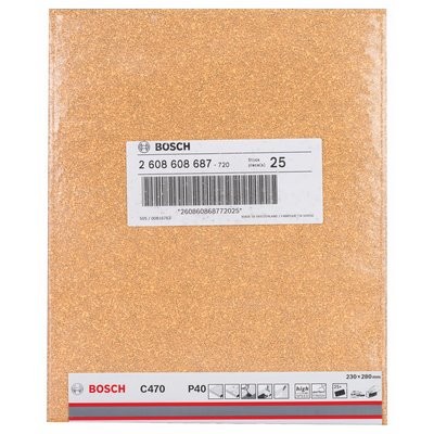 Bosch Papierschleifblatt C470 230x280mm K40