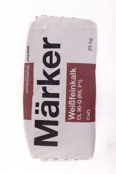 Märker Weißfeinkalk ungelöscht 25kg Sack