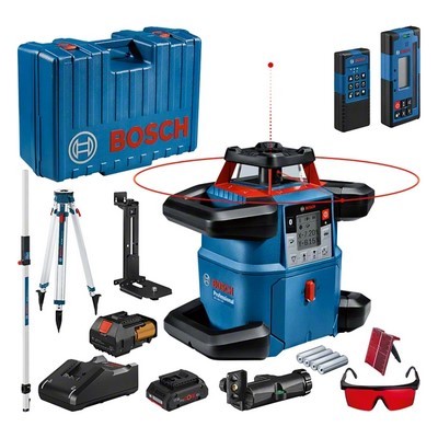 Bosch Rotationslaser GRL 600 CHV + GR240 + BT 170 HD