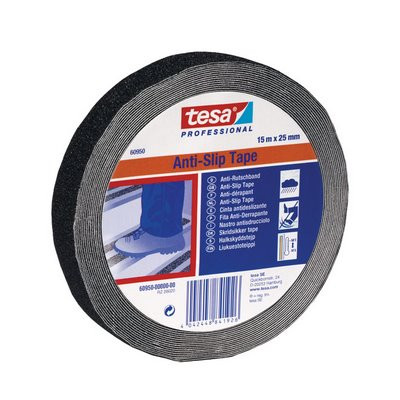 tesa® Anti-Rutschband 15mx25mm 04 Schwarz - 60950