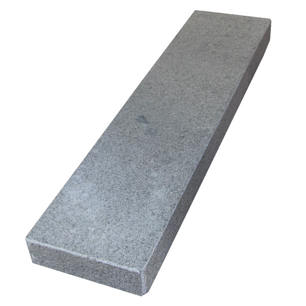 Delta Granit Randstein G654-VN 8x25x100 OF gesägt+geflam. Kanten gefast