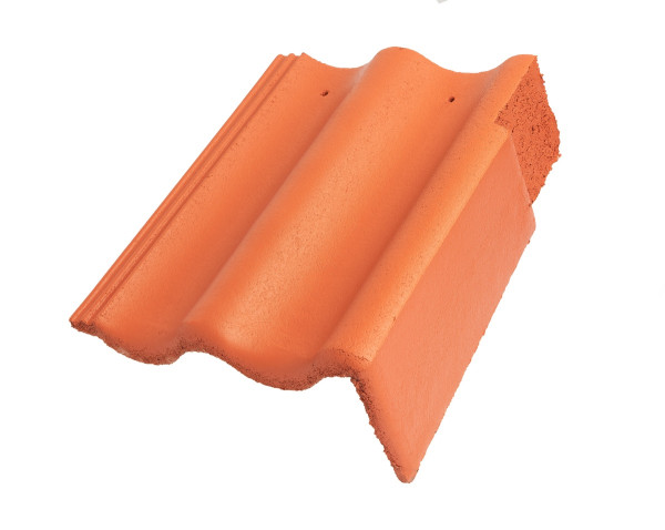 Braas Harzer Pfanne 10 StarMATT Klassisch rot Giebelstein 11 re