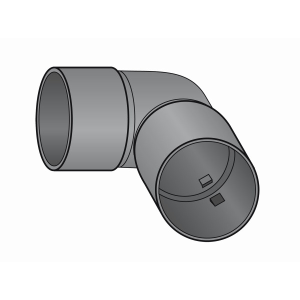 Drän Winkel DN 100 90 Grad