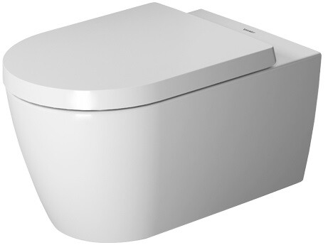 DU Wand-WC ME by Starck 570 mm rimless. Tiefspüler. Durafix. weiss