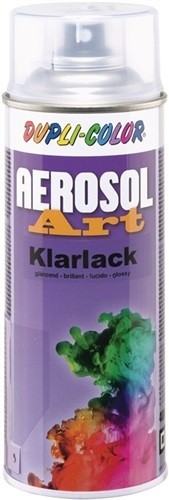 Kolorowy lakier w sprayu AEROSOL Art lakier bezbarwny 400 ml błyszczący spray w puszce DUPLI-COLOR