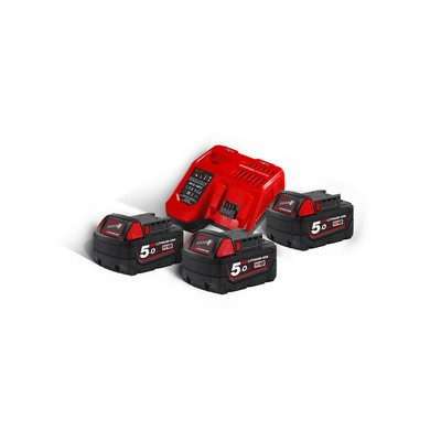 Milwaukee M18™ NRG-503 Pack 18V Starterset - 4933451423