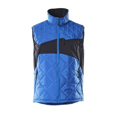 MASCOT® winter vest with CLIMASCOT® light azure blue/black blue size 3XL