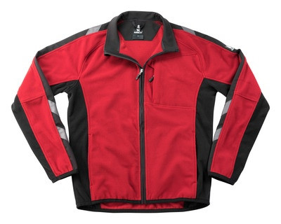 MASCOT® Hannover Fleecejacke rot/schwarz Gr.L