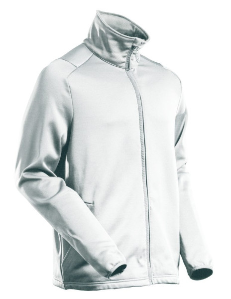 MASCOT® Customized Fleecepullover m. Reißver. weiss Gr. 2XL