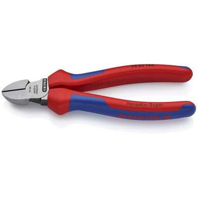KNIPEX Seitenschneider 160mm poliert schwarz atramentiert - 70 02 160