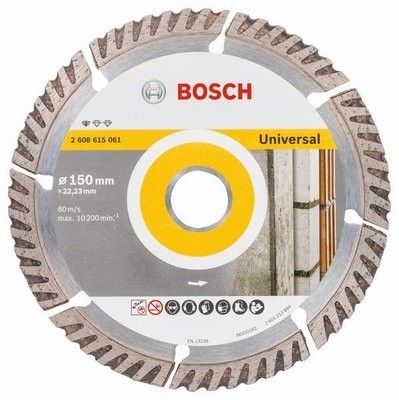 Bosch Diamanttrennscheibe Standard Universal - 150x22.23x2.4x10mm