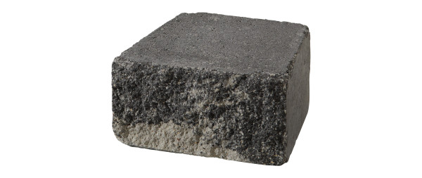 Radienstein Vermont Abdeckstein nero bianco gebr. gealtert gestr.