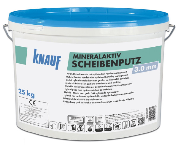 Knauf MineralAktiv SP 3mm weiß 25kg Hybrid Scheibenputz