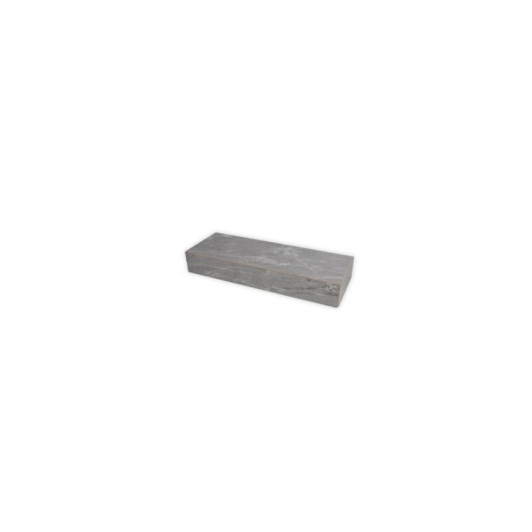 SELTRA SILVERATO silbergrau 15x35x100cm geschliffen Travertin Türkei