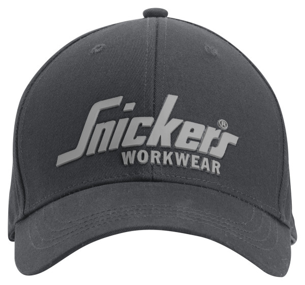 Snickers Logo Kappe grau