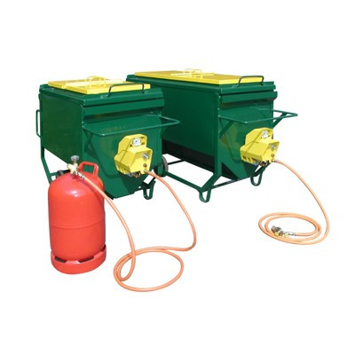Green Safety Bitumen Cooker Primat 250 Propane incl. Piezo Ignition