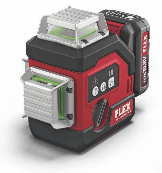 FLEX Kreuzlinien-Laser ALC 3/360-G/R 10.8 Set