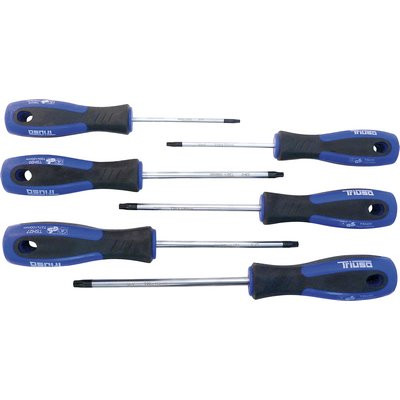 Triuso Schraubendrehersatz Torx 6tlg T10-T30 Hobbyline