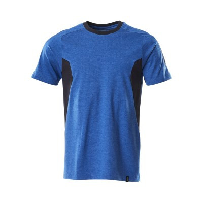 MASCOT® T-Shirt modern fit azure blue/black blue size M ONE