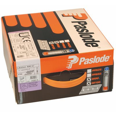 ITW Paslode Streifennägel galv. gerillt 34° 2.8x63mm 3750Stk Impulse Pack IM90